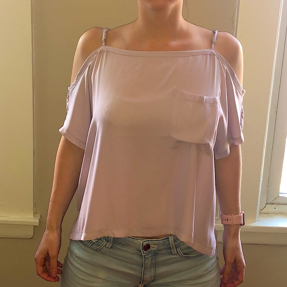 Lush Light Lavender Lightweight Top